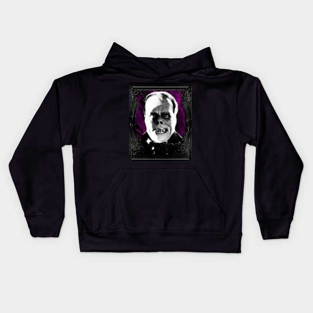 PHANTOM 2 (1925) Kids Hoodie by GardenOfNightmares